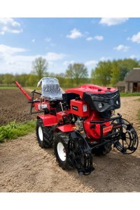 Мінітрактор повнопривіднй, переломка FORTE 195D, 15 кс, фреза, грунтозачепи, сцепка